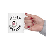 Spooky Librarian Ceramic Mug, 11oz