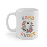 Boho Ghost Ceramic Mug, 11oz
