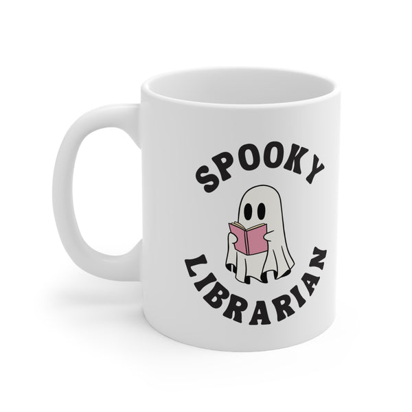 Spooky Librarian Ceramic Mug, 11oz