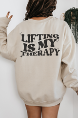Lifting Is My Therapy Sweatshirt